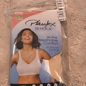 Playtex 18 Hour Active Breathable Comfort Bra - Beige 44DD